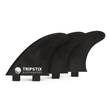 Thruster fin set by TRIPSTIX made out of recycled Carbon